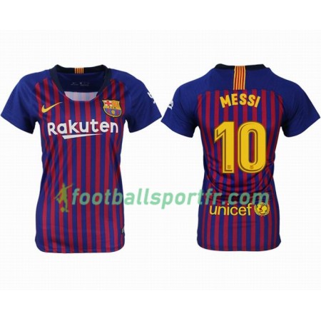Tenue Barcelone MESSI 10 Féminine Domicile 2018-2019 Maillot de Foot